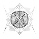 archangel gabriel sigil tattoo design idea