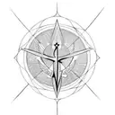 archangel gabriel sigil tattoo design idea
