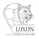 Machiavelli quote "one must be a lion to frighten the wolves, and a fox to spot the snares" tattoo design idea