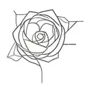 word of ruthless for v line tattoo design idea