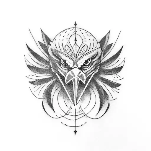 eagle feather tattoo design idea