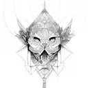 a MAN paiting tattoo design idea