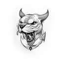 Casino tattoo design idea