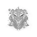 Casino tattoo design idea