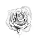 Depeche Mode rose  tattoo design idea