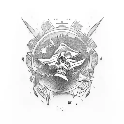 Moment mori written on tricep tattoo design idea