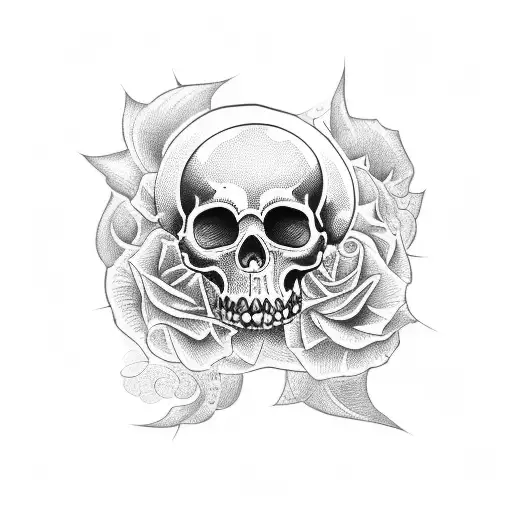 momento mori on tricep tattoo design idea