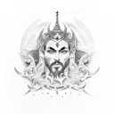 a tattoo design with all the gods of the underworld from every religion tattoo design idea