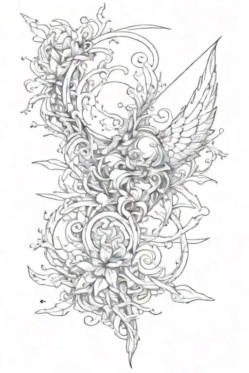 aphrodit tattoo design idea