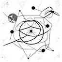 Hedonism and astrophysics tattoo design idea