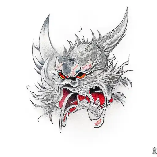tengu tattoo design idea