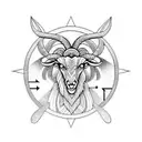 aries taurus cusp  tattoo design idea