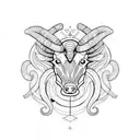 aries taurus cusp  tattoo design idea