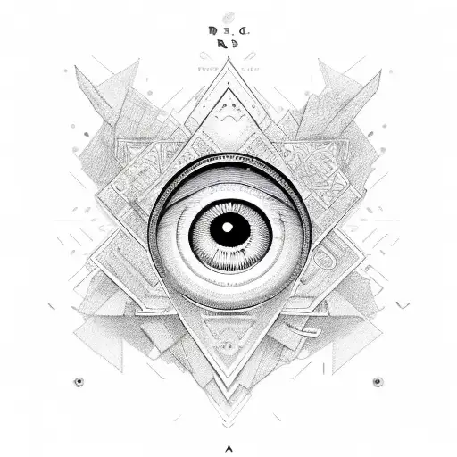 all seeing eye wings rx drugs money tattoo design idea