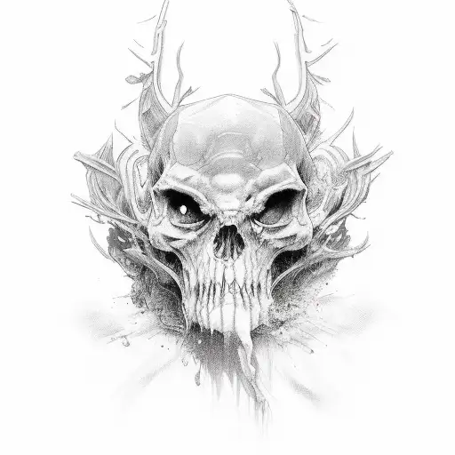 skin rip  tattoo design idea