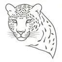 leopard print tattoo design idea