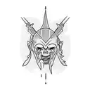 david and goliath tattoo design idea