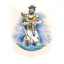 david and goliath tattoo design idea