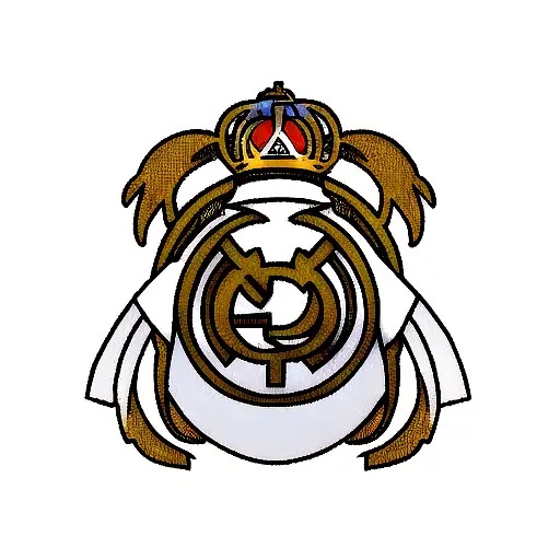 real madrid crest with ichigo from bleach tattoo design idea