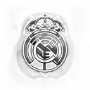 real madrid crest with ichigo from bleach tattoo design idea