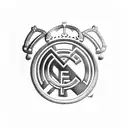 real madrid crest with ichigo from bleach tattoo design idea