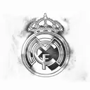 real madrid crest with ichigo from bleach tattoo design idea