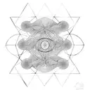 fractal,legs tattoo design idea