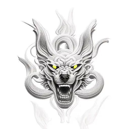 cerberus tattoo design idea