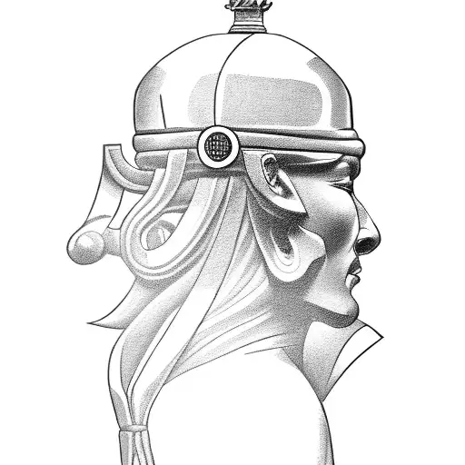 chess piece with black belt tattoo design idea