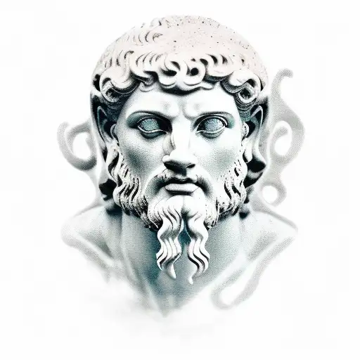 ancient greek gods wit details from ancient greece tattoo design idea