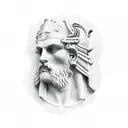 ancient greece tattoo design idea