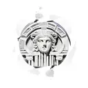 ancient greece tattoo design idea