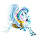 pegasus tattoo design idea