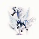 pegasus tattoo design idea
