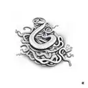 snake and ivy tattoo design idea