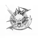 Dragon ball z tattoo design idea