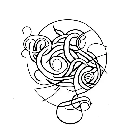 Create a minimalist tattoo design featuring your children's names intertwined with tree branches tattoo design idea