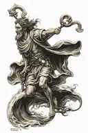 saint christopher   tattoo design idea