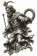 saint christopher   tattoo design idea