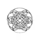 norse odin knotwork large tattoo design idea