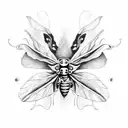 death head moth tattoo design idea