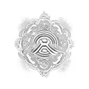 the 運 symbol with a 22 in front tattoo design idea