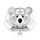 Teddy Bear tattoo design idea