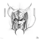 Thor  tattoo design idea