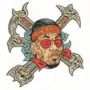 Westside Gunn Supreme tattoo design idea
