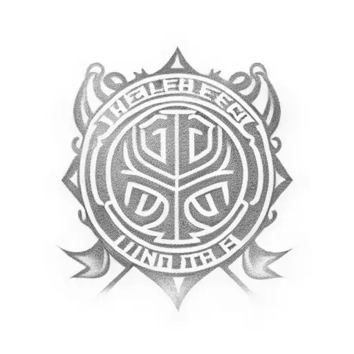 The logos of Leeds United FC. and Hamburger S.V somehow  tattoo design idea