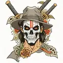 Casey jones tattoo design idea
