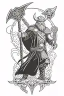 Viking Thor tattoo design idea