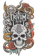 trivium logo from shogun tattoo design idea