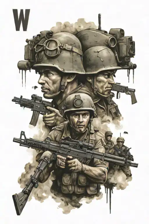 war, Akhmat, second assault company tattoo design idea